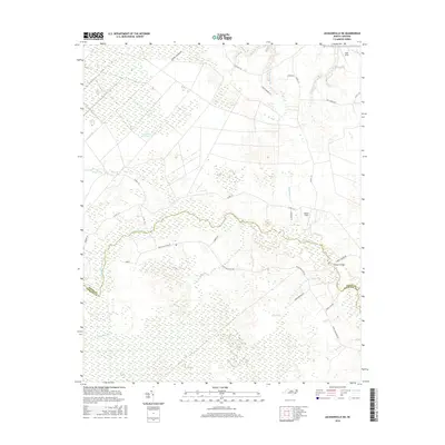 2016 Map of Jacksonville NE, 2016 Print