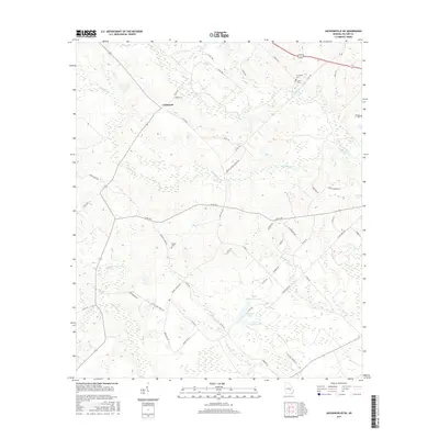 2017 Map of Jacksonville NE, 2017 Print