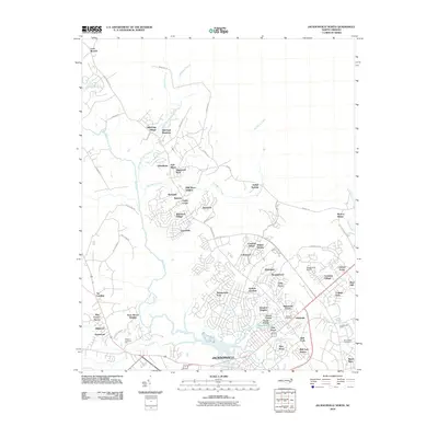 2010 Map of Jacksonville North, 2010 Print