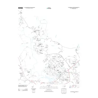 2013 Map of Jacksonville North, 2013 Print