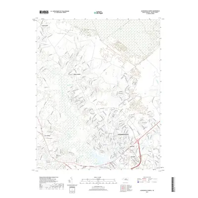 2019 Map of Jacksonville North, 2019 Print