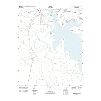 2010 Map of Jacksonville South, 2010 Print