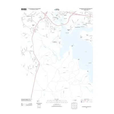 2013 Map of Jacksonville South, 2013 Print