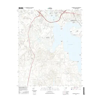 2016 Map of Jacksonville South, 2016 Print