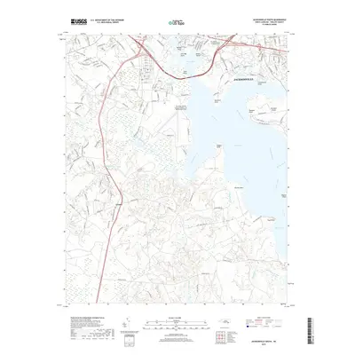 2019 Map of Jacksonville South, 2019 Print