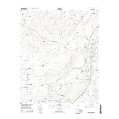 2014 Map of Jacksonville West, 2014 Print