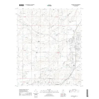 2018 Map of Jacksonville West, 2018 Print