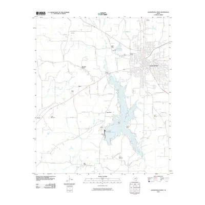 2010 Map of Jacksonville West, 2010 Print