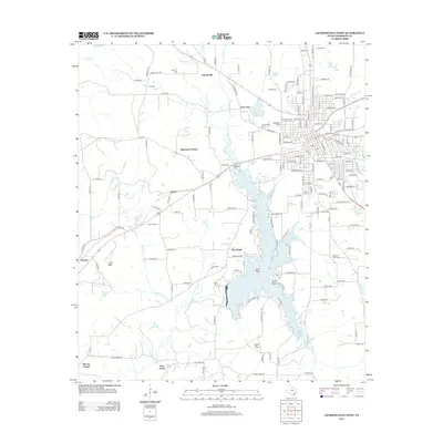 2013 Map of Jacksonville West, 2013 Print