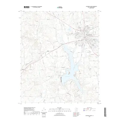 2019 Map of Jacksonville West, 2019 Print