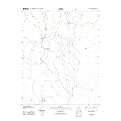 2012 Map of Jacob Lake, 2012 Print
