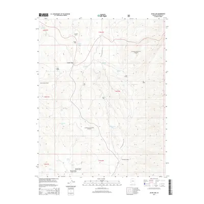 2014 Map of Jacob Lake, 2014 Print