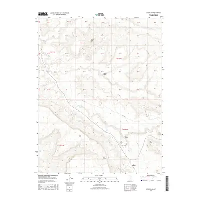 2017 Map of Jacobs Chair, 2017 Print