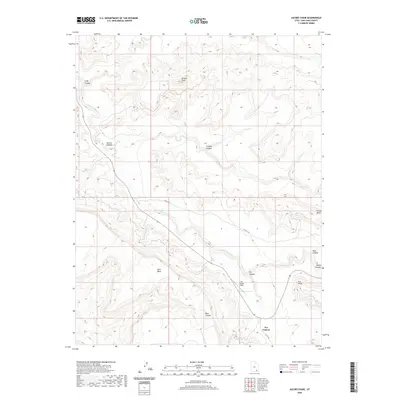 2020 Map of Jacobs Chair, 2020 Print
