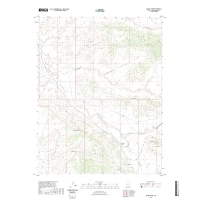 2023 Map of Jacobs Chair, 2023 Print