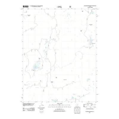 2011 Map of Jacobs Reservoir, 2011 Print