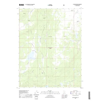 2020 Map of Jacobs Reservoir, 2020 Print