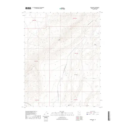 2018 Map of Jacobs Well, 2018 Print