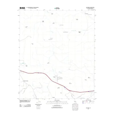 2012 Map of Jacumba, 2012 Print