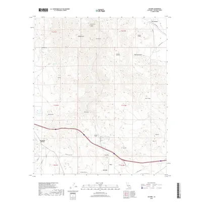 2018 Map of Jacumba, 2018 Print