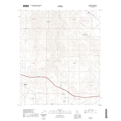 2021 Map of Jacumba, 2021 Print