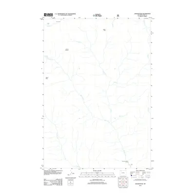2012 Map of Jaggar Peak, 2012 Print