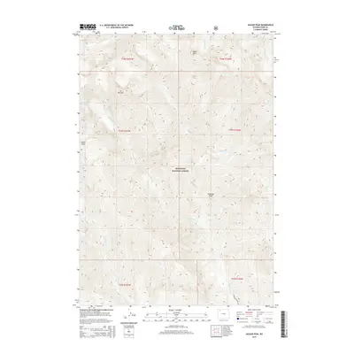 2015 Map of Jaggar Peak, 2015 Print
