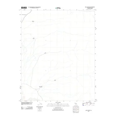 2012 Map of Jail Canyon, 2012 Print