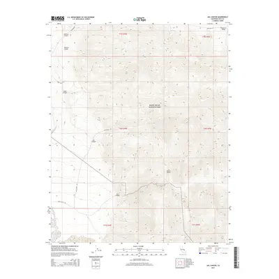 2015 Map of Jail Canyon, 2015 Print