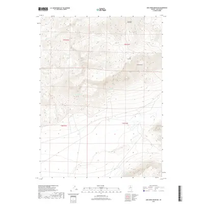 2018 Map of Jake Creek Mountain, 2018 Print