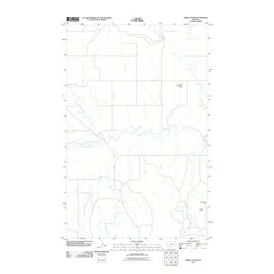 2011 Map of Jakes Coulee, 2011 Print