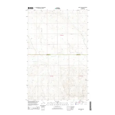 2014 Map of Jakes Coulee, 2014 Print