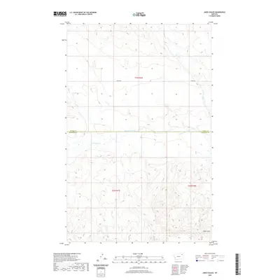 2020 Map of Jakes Coulee, 2020 Print