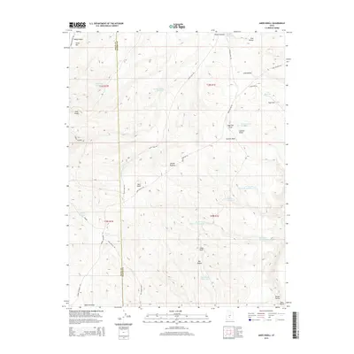 2014 Map of Jakes Knoll, 2014 Print