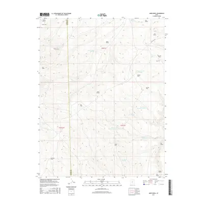 2017 Map of Jakes Knoll, 2017 Print