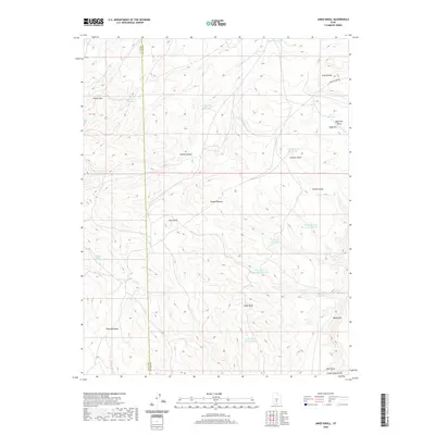 2020 Map of Jakes Knoll, 2020 Print