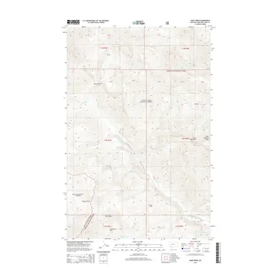 2014 Map of Jakie Creek, 2014 Print