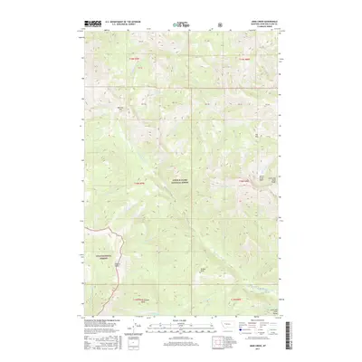 2017 Map of Jakie Creek, 2017 Print