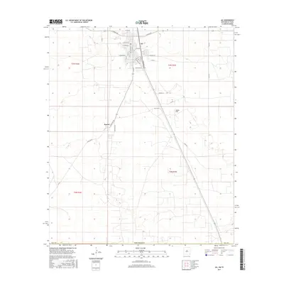 2017 Map of Jal, 2017 Print
