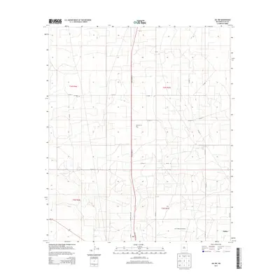 2013 Map of Jal NW, 2013 Print
