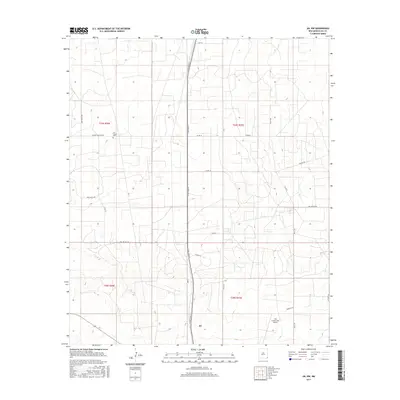 2017 Map of Jal NW, 2017 Print