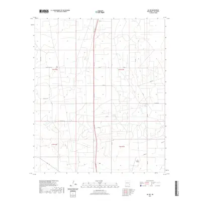 2020 Map of Jal NW, 2020 Print