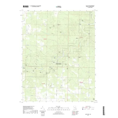 2017 Map of Jam Up Cave, 2017 Print