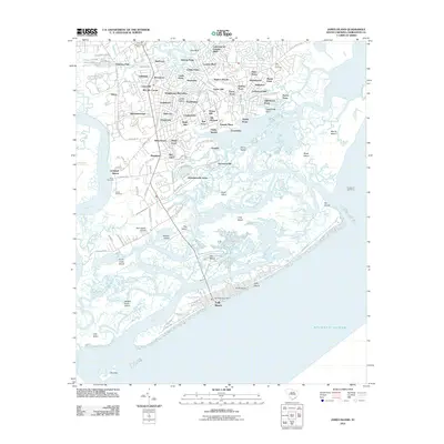 2011 Map of James Island, 2011 Print