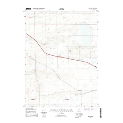 2015 Map of James Lake, 2015 Print