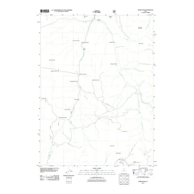 2011 Map of James Peak, 2011 Print