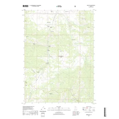 2020 Map of James Peak, 2020 Print