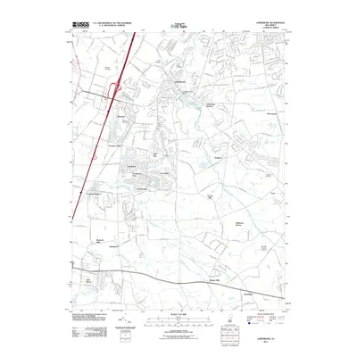 2011 Map of Jamesburg, 2011 Print