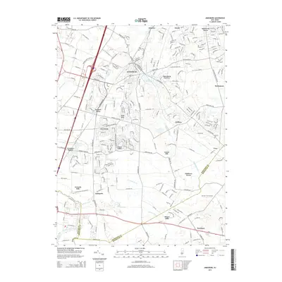 2014 Map of Jamesburg, 2014 Print
