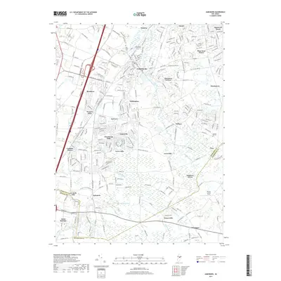 2019 Map of Jamesburg, 2019 Print